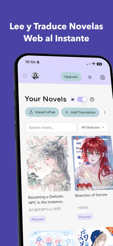 OpenNovel - Traductor Novelas screenshot 1 of 5