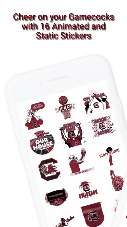 Gamecocks Sticker Pack 2024