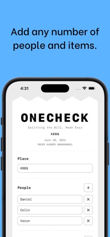 OneCheck Calculator screenshot
