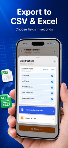 Export Contacts To CSV Excel Screenshot 2 of 4