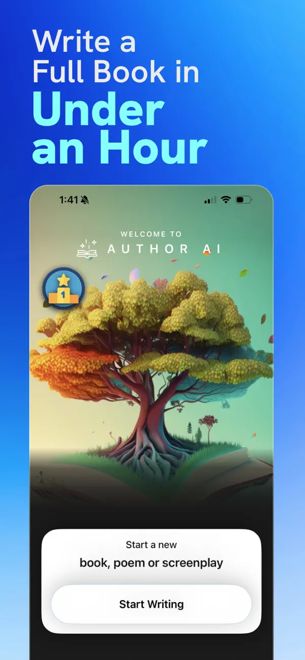 #2. Author AI: Novel Writing (iOS) От: Murphy Brantley