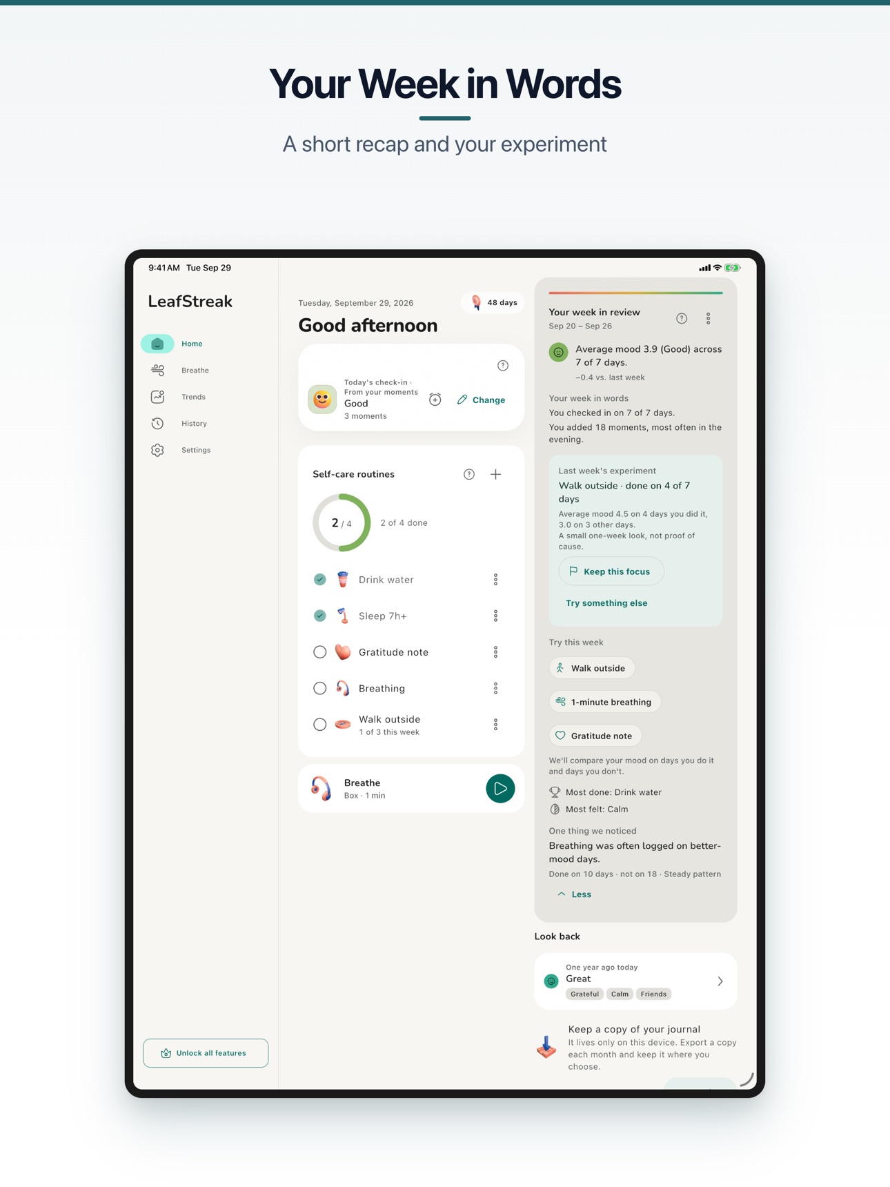 Screenshot 10 of LeafStreak: Mood Journal