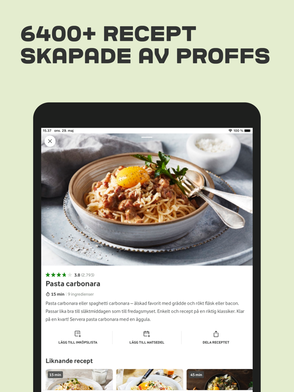 Arla Mat - Recept iPad screenshot 4 - Food & Drink app