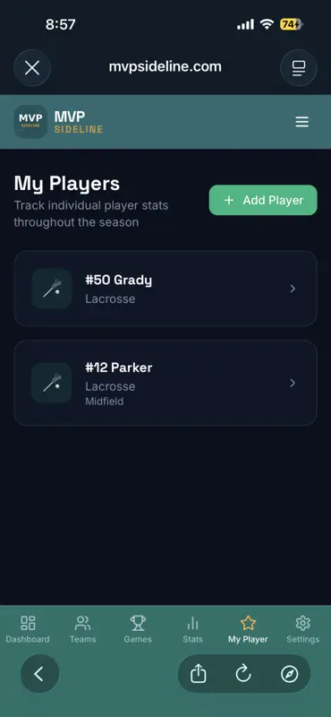 MVP Sideline screenshot 3 of 5