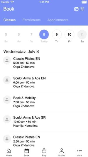 Seven Pilates and Sculpt screenshot 2
