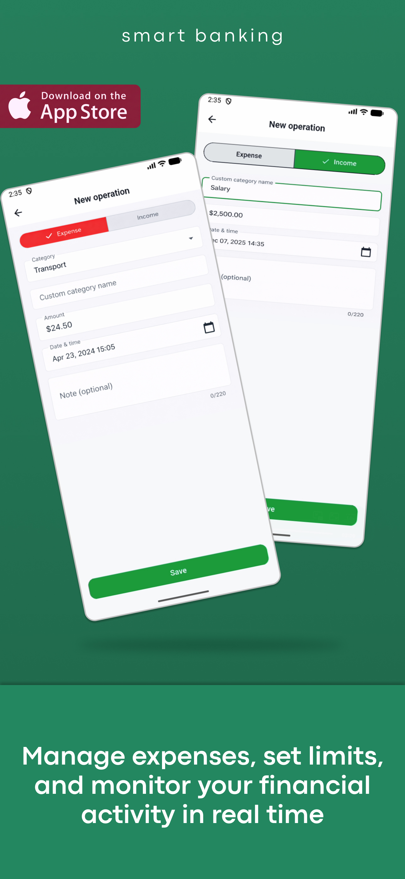 Dineria: Smart Finances