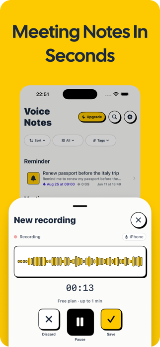 Voice Notes: AI Recorder Screenshot 3 of 6