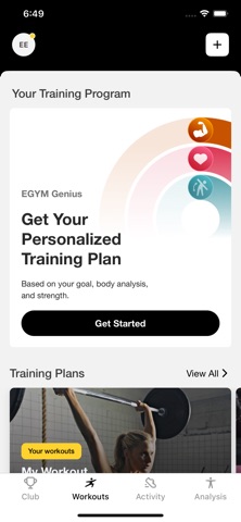 EGYM Gymbox screenshot