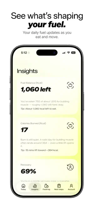 FuelBalance - Daily Calories screenshot 2