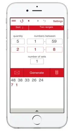 Random Number Generator RNG iPhone image 3