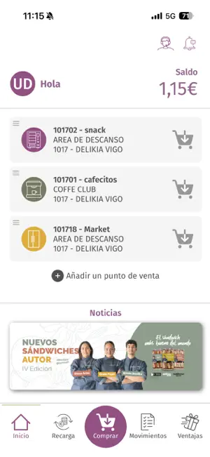 Delikia App screenshot 1