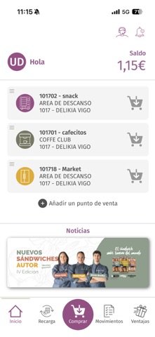 Delikia App iPhone screenshot 1