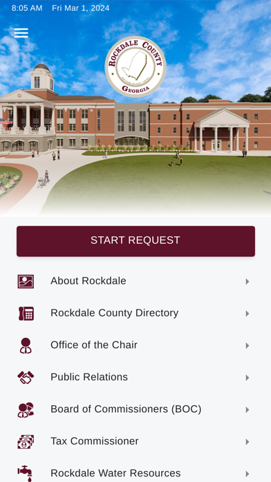 The Rock GA iPhone screenshot 1 - Utilities app