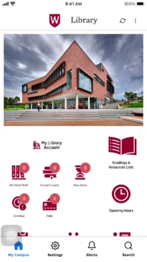 Western Sydney Uni Library screenshot 1