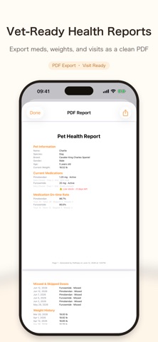 Petkeep: Pet Health Records iPhone screenshot