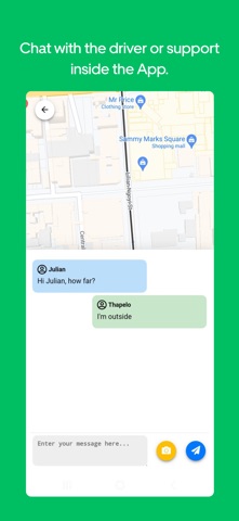 Alladeen ride - Request a ride screenshot
