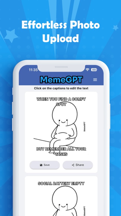 MemeGPT: Meme Generator App screenshot-4