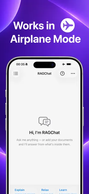 RAGChat: Offline AI Chatbot screenshot 1