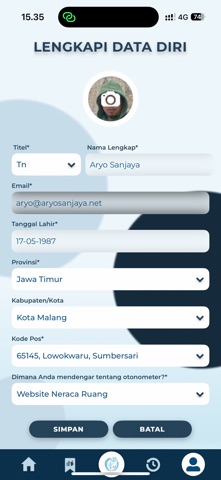 Otonometer screenshot