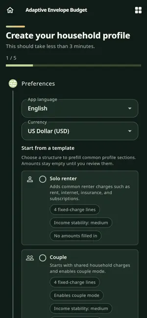 Arcio Budget screenshot 1