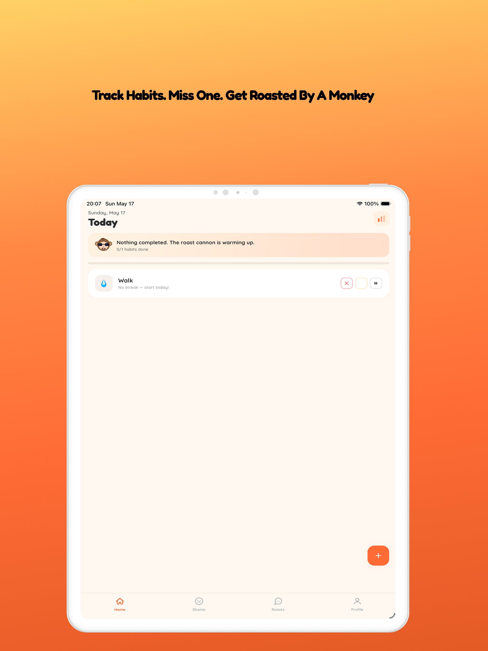 Roast Monkey: Habit Tracker screenshot 9
