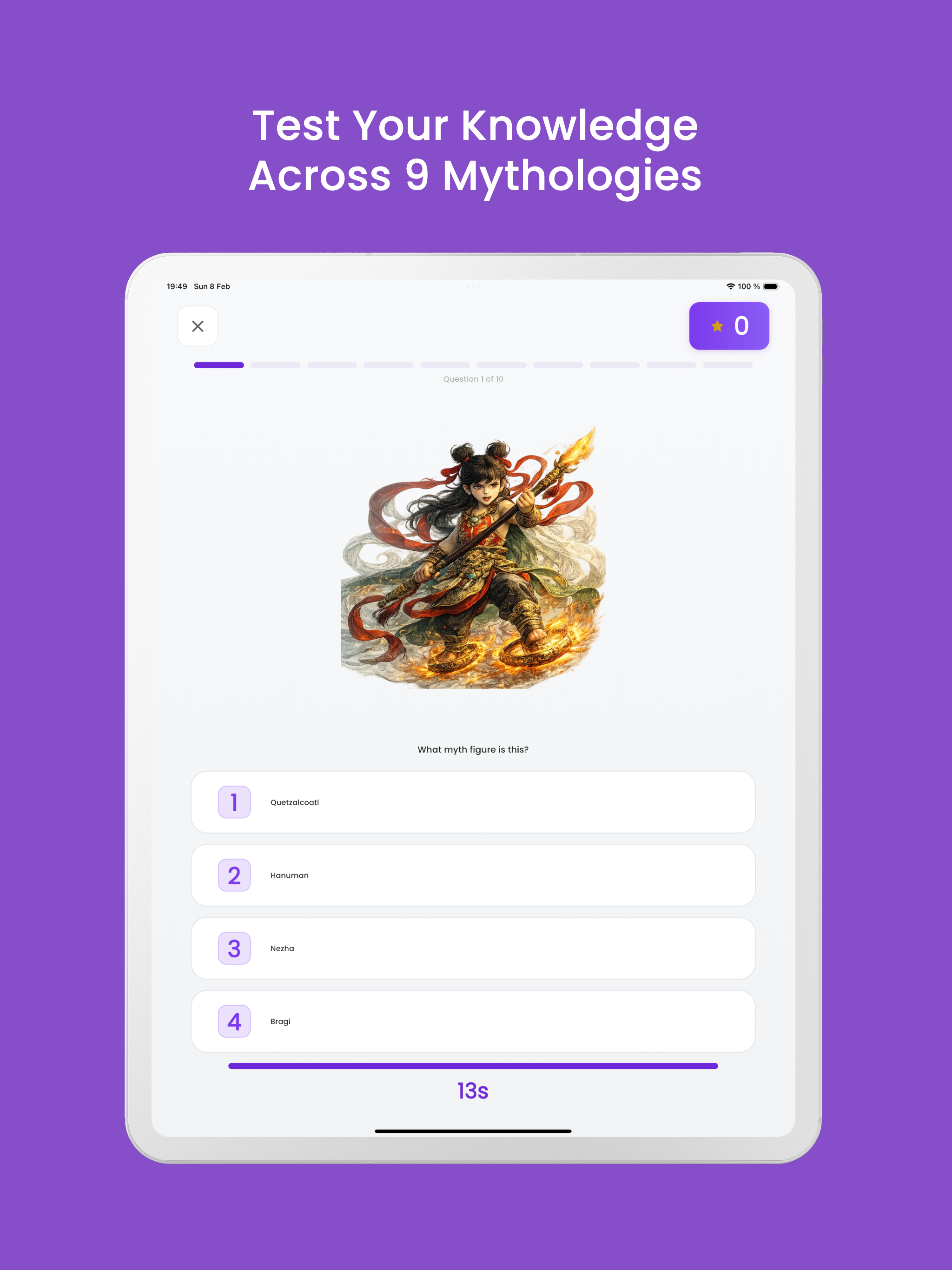 MythJet - Mythology Quiz Game screenshot 6