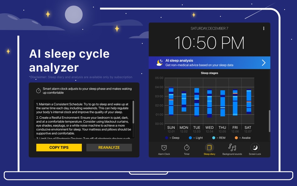 #3. Wake Up Clock - Desktop Alarm (macOS) Podle: Appfit Studio