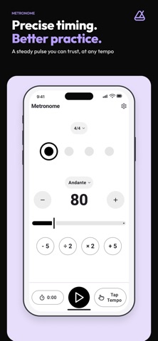 Metronome: Practice & Tempo Screenshot 1 of 8