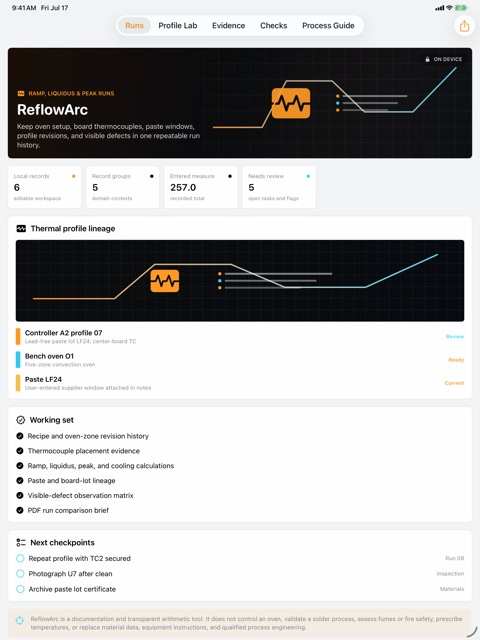 ReflowArc: Solder Profile screenshot 2