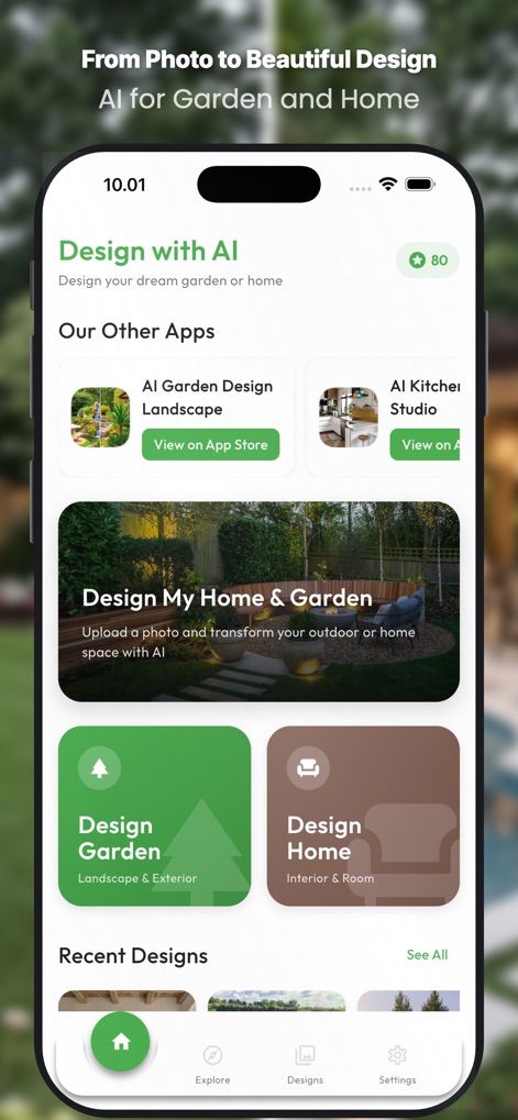 AI Design – Home & Garden - Graphics & Design App | MWM
