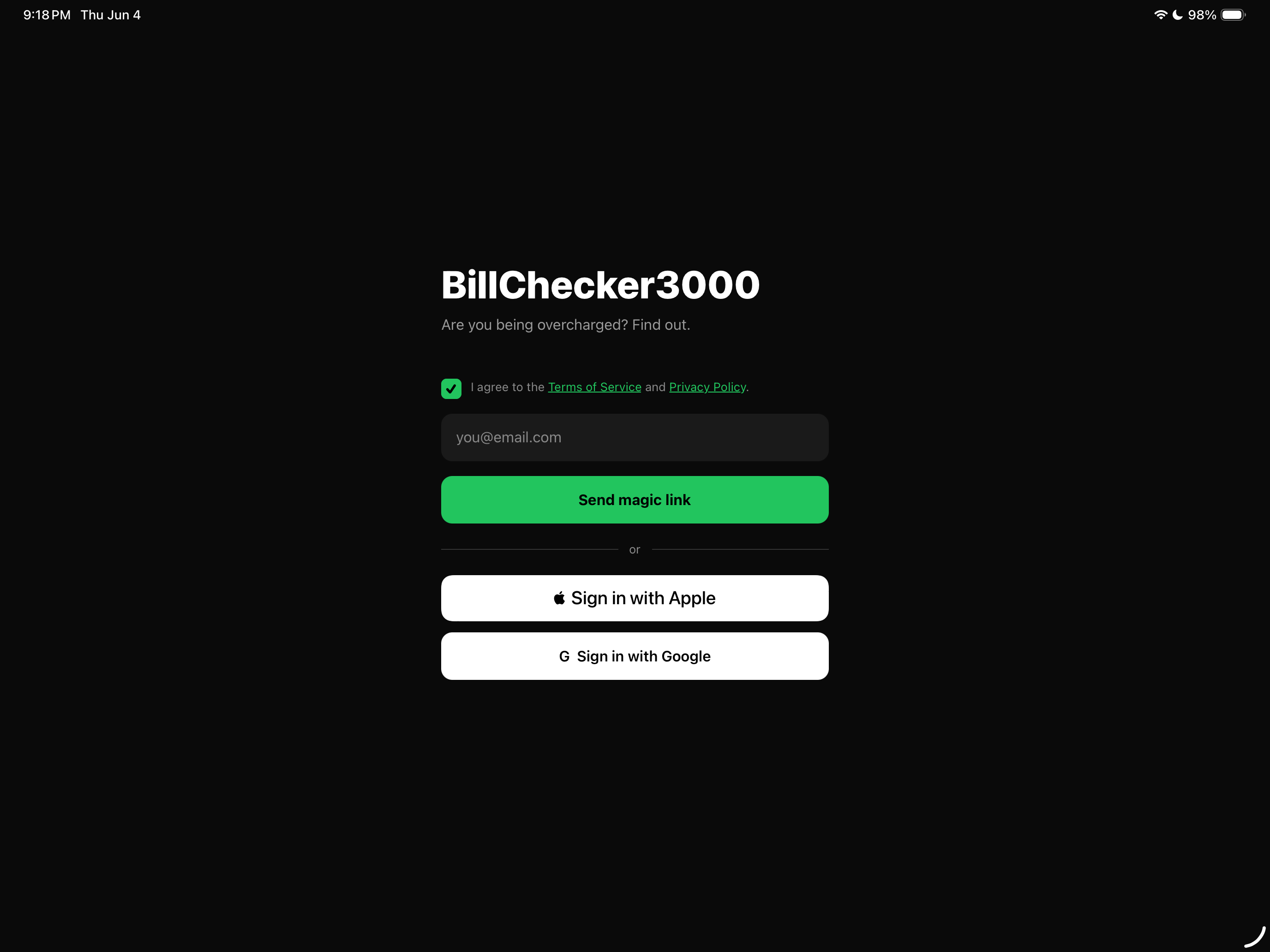 BillChecker3000
