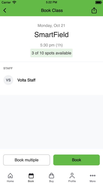 VOLTA Soccer Training Center iPhone screenshot 3 - Health & Fitness app