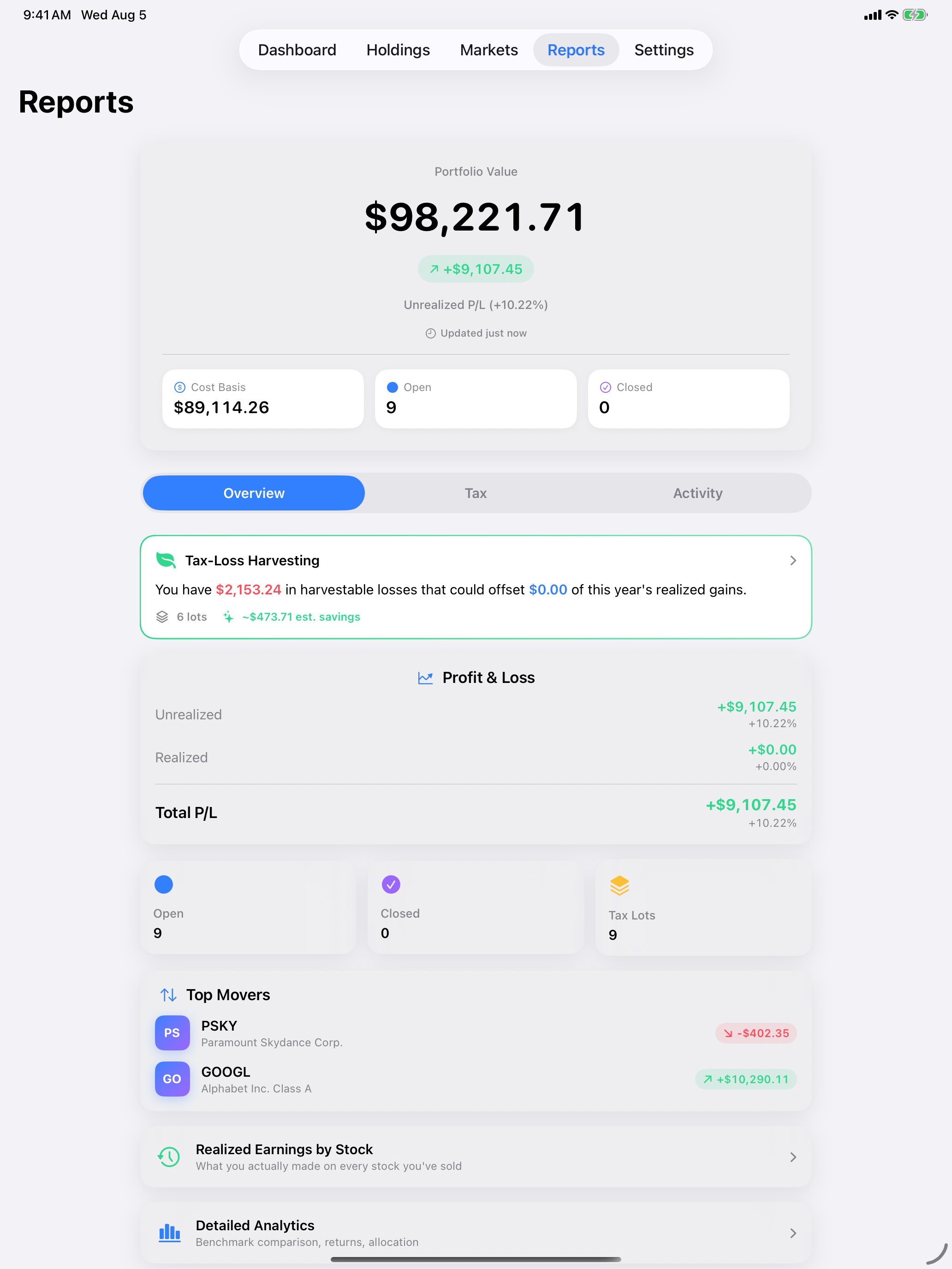 SmartFolio - Portfolio Tracker screenshot 8