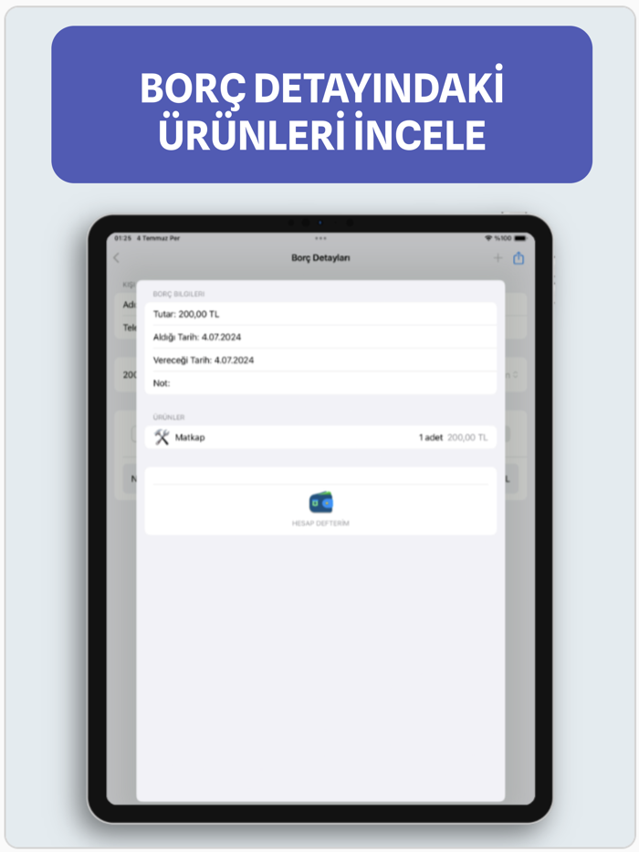 Hesap Defterim Alacak Verecek