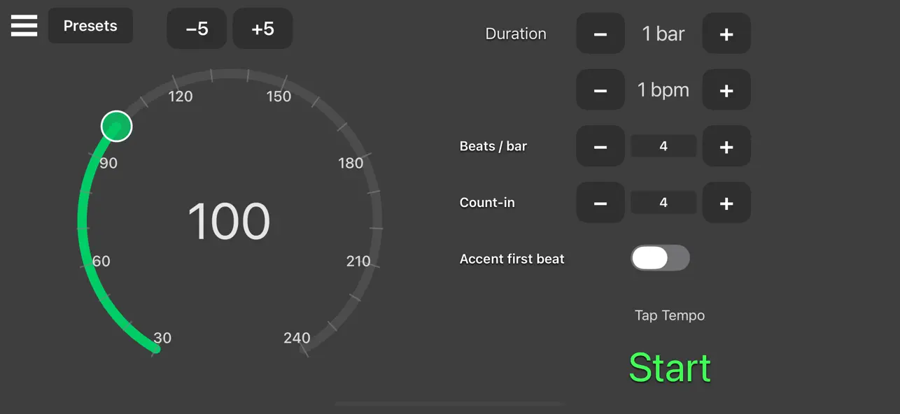 Screenshot #2 pour Metronome Step