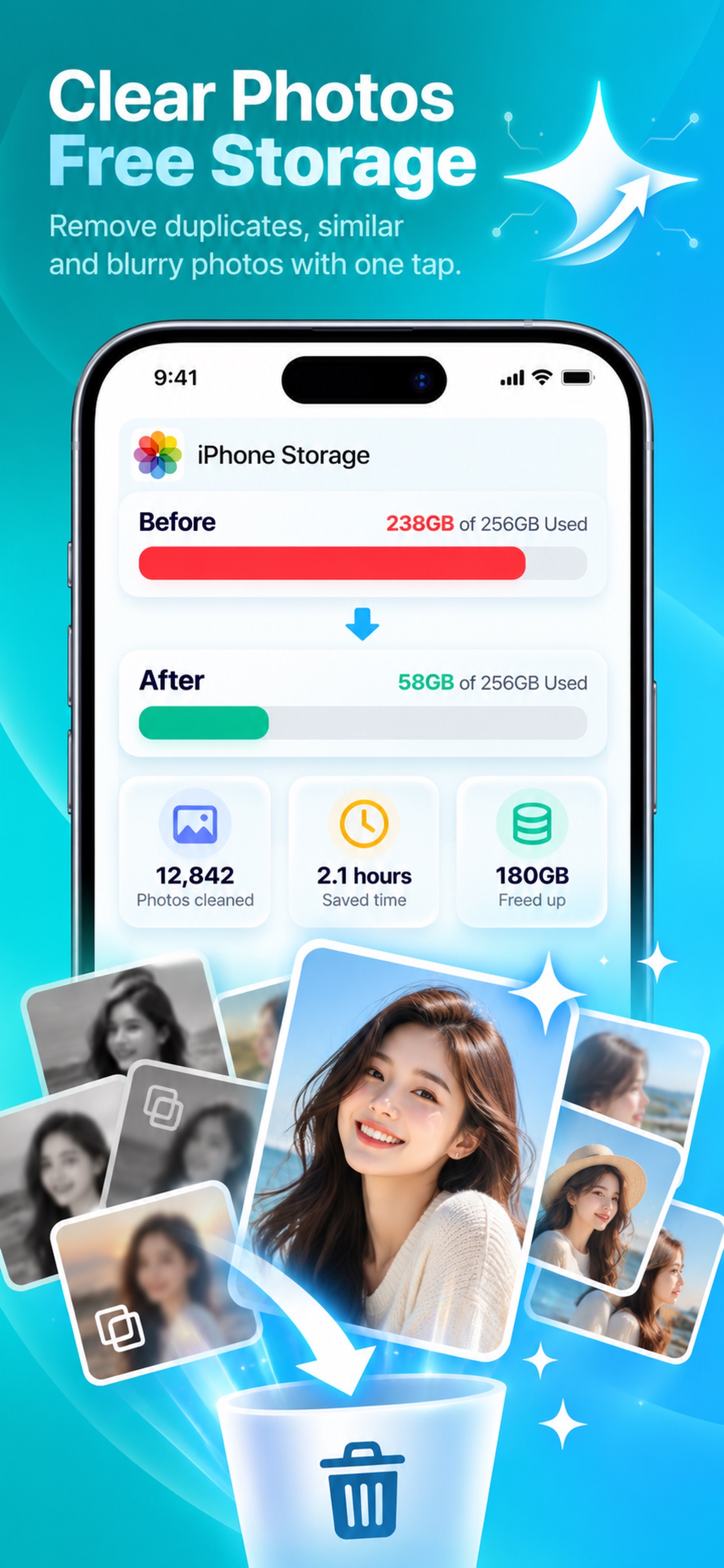 Screenshot 1 of ClearUp AI - Photo Cleaner