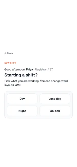 Handover List screenshot 1