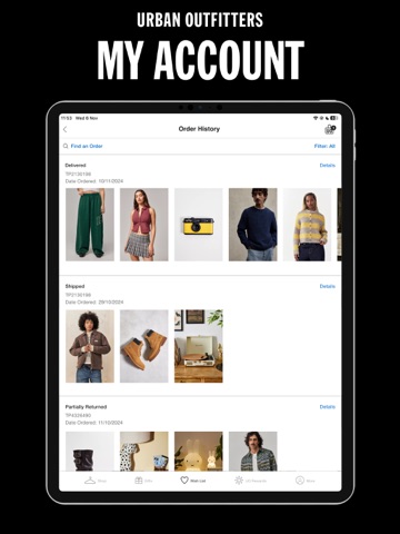 Urban Outfitters iPad screenshot 5