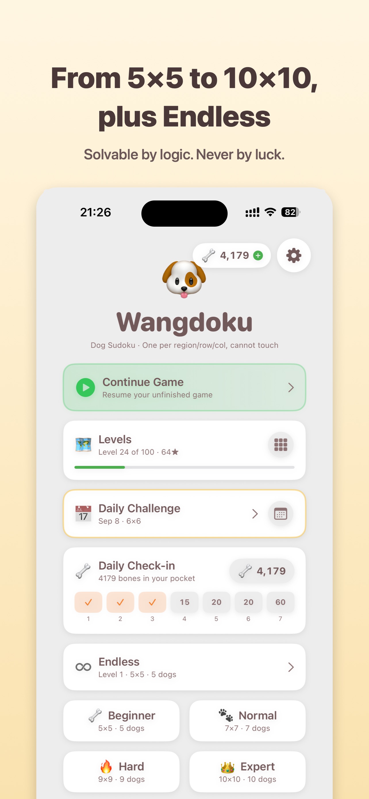 Screenshot 1 of Wangdoku: Doggo Logic Puzzle