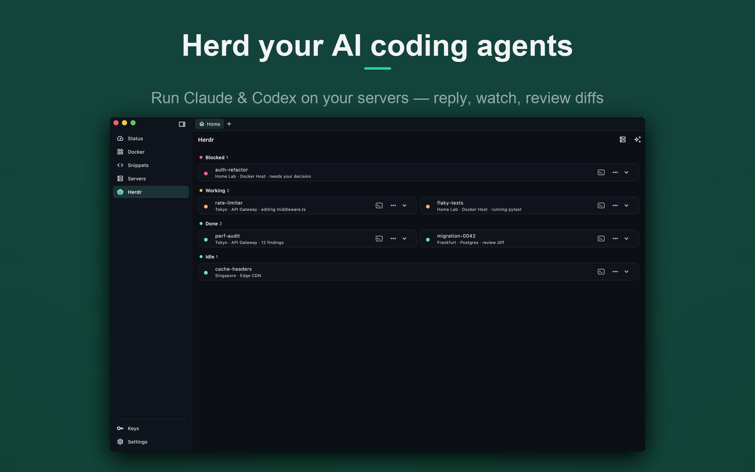 Caret: SSH Server Manager