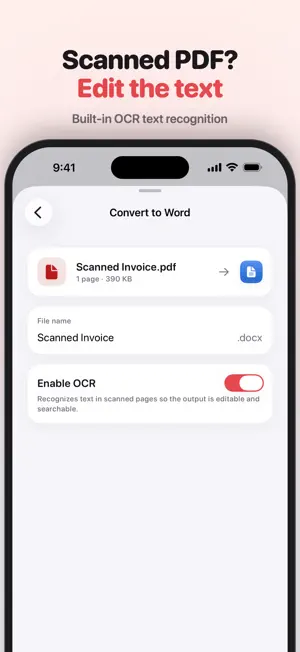 PDF Converter: Word & Excel screenshot 4