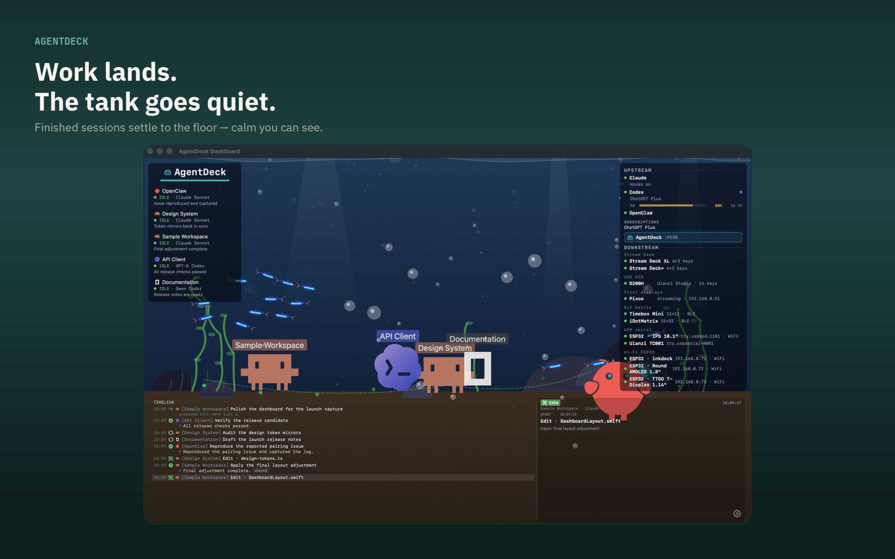 AgentDeck Dashboard screenshot 13