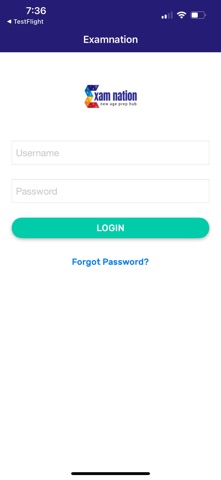 Examnation screenshot