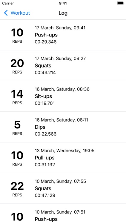 Workout Tracker & Log screenshot-3
