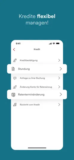 Screenshot von BAWAG Banking App auf dem iPhone 5