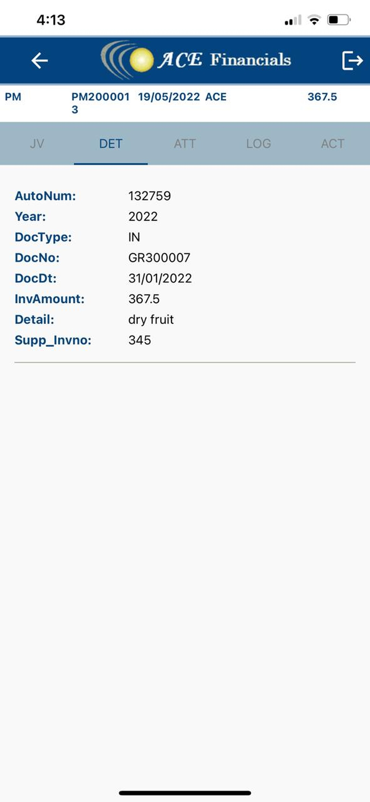 ACE Financials screenshot 4