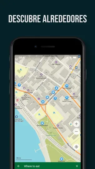 Captura de pantalla de Organic Maps: Mapas & Gps en iPhone 4