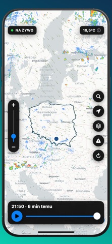 Radar Opadów iPhone screenshot 1