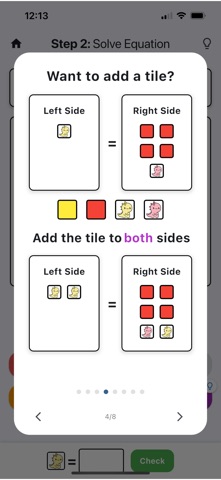Dino Algebra Tiles Screenshot 7 of 10