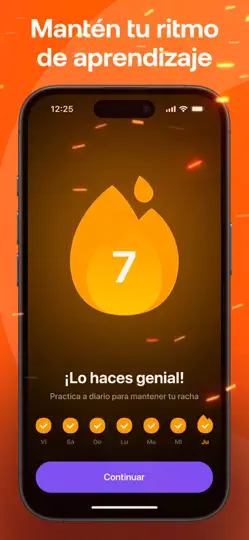 Captura de pantalla de Praktika – Habla Inglés Ahora en iPhone 4